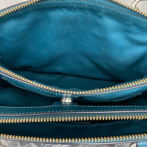 COACH SMALL CHRISTIE CARRYALL IN CROSSGRAIN LEATHER F36637 - Picture 5 of 14